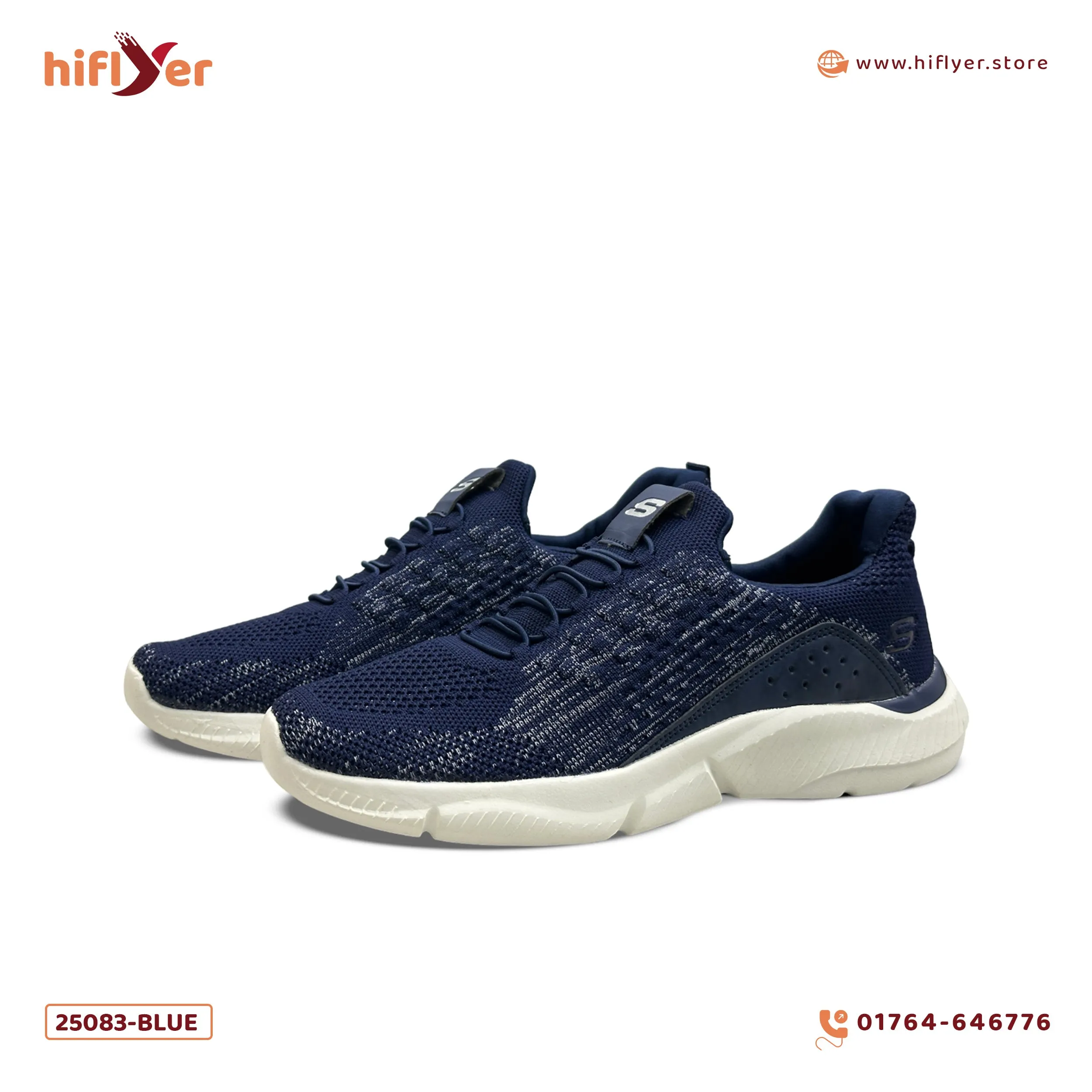 25083-Navy Blue Lightweight Running Sports Comfortable Sneaker