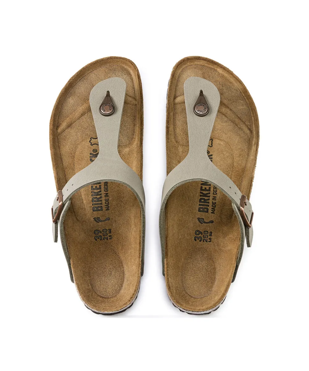 BIRKENSTOCK GIZEH REGULAR FIT IN STONE