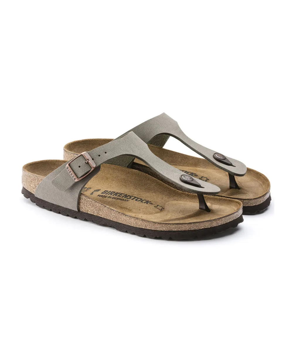 BIRKENSTOCK GIZEH REGULAR FIT IN STONE