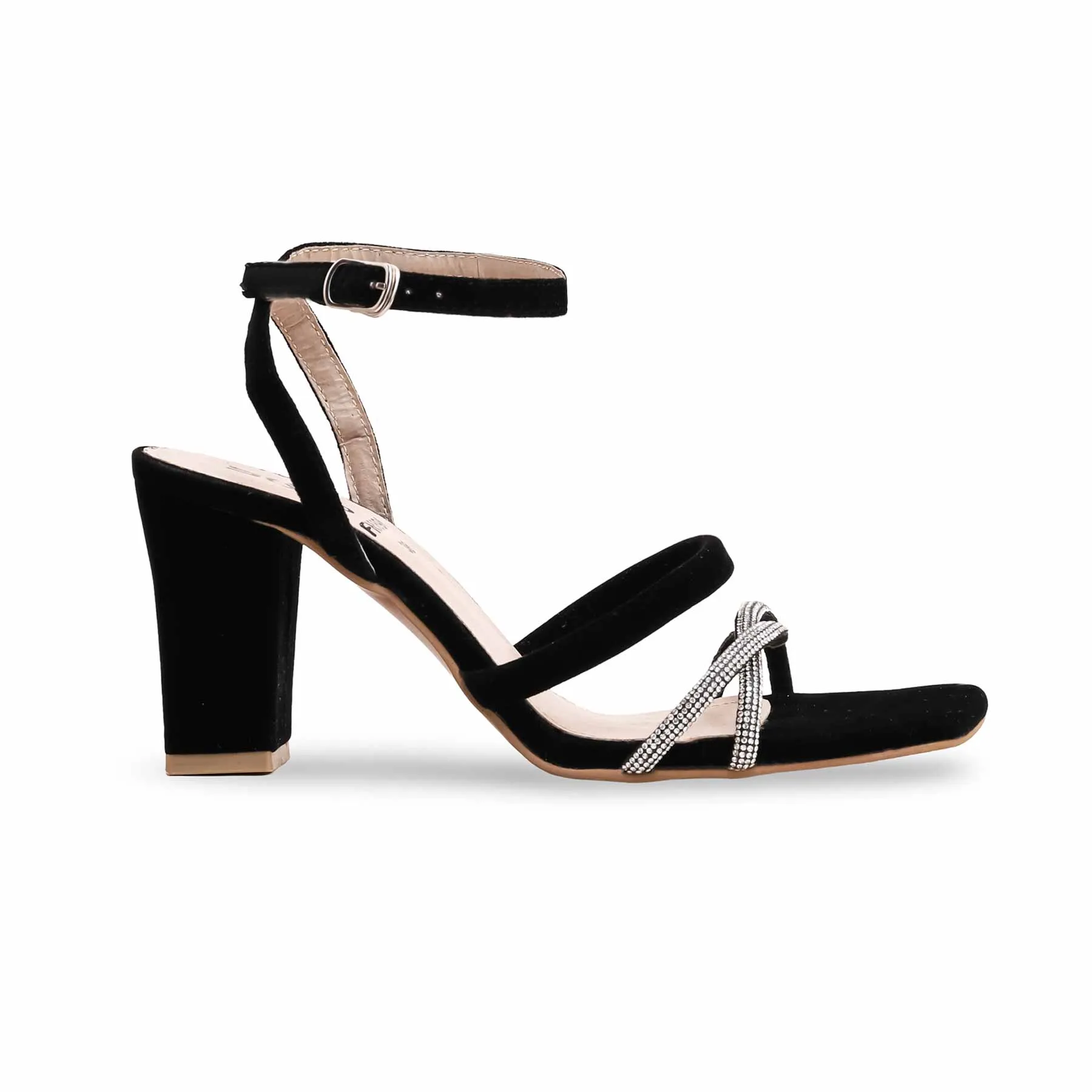 Black Fancy Sandal FN5896