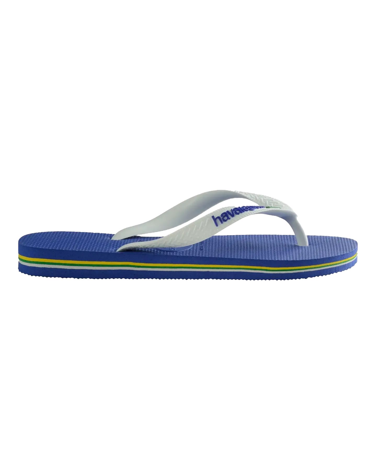 Brazil Logo Flip Flops in Marine Blue