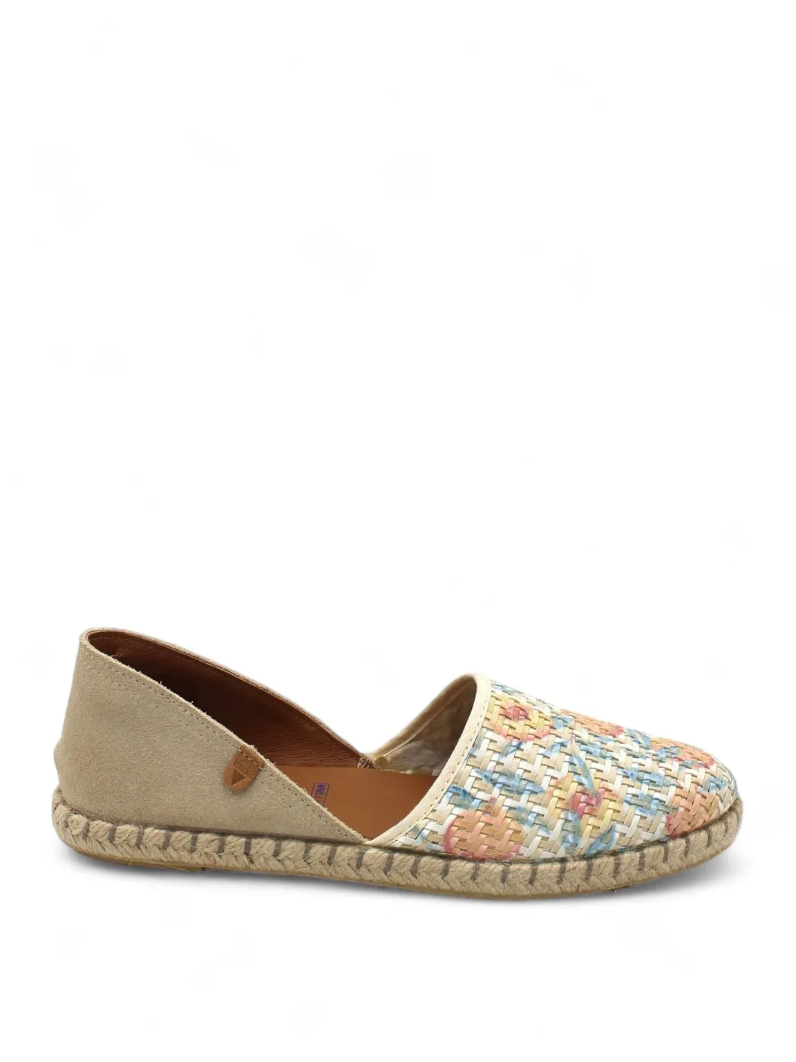 Carmen Blossom Woven Flat Espadrilles