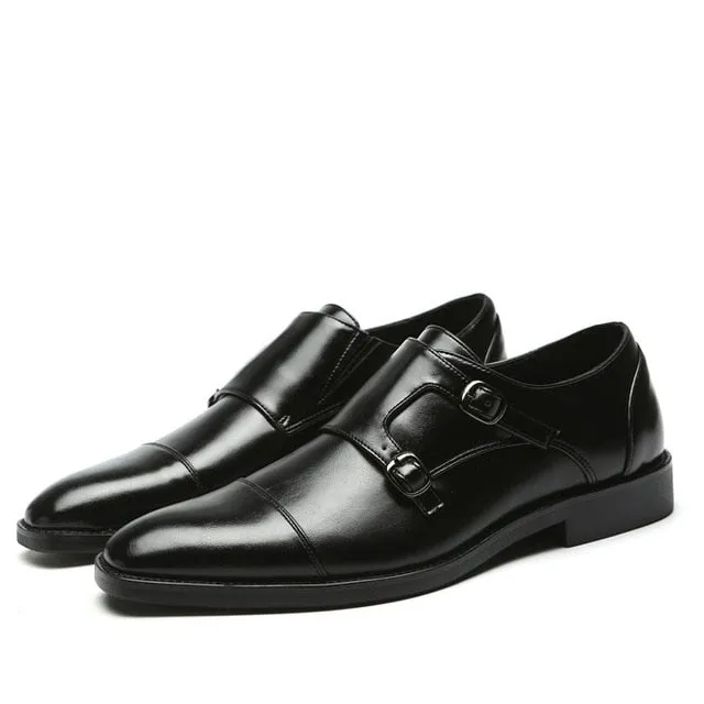 Casual Businessmen Slip On Leather Shoes