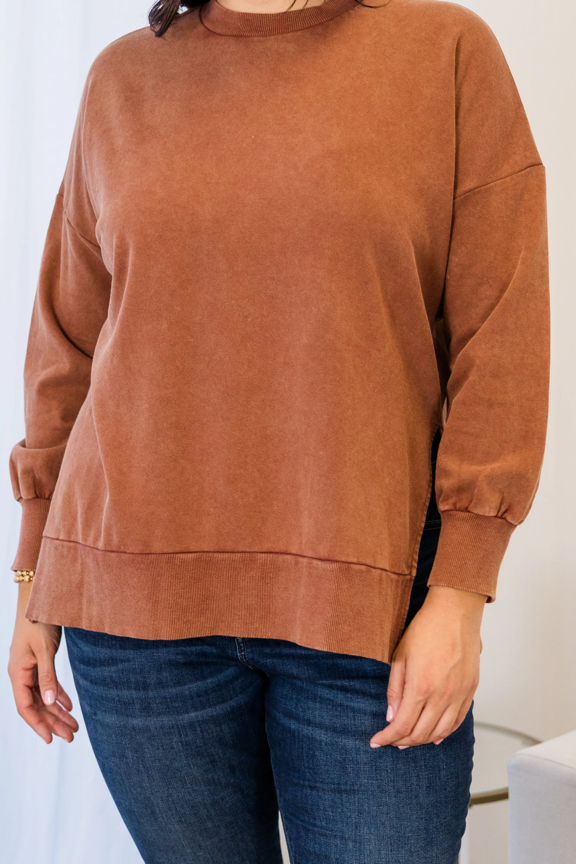 Cozy Pullover, Caramel