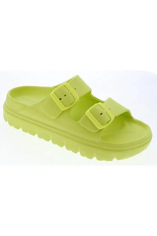 Double Strap Waterproof Slides