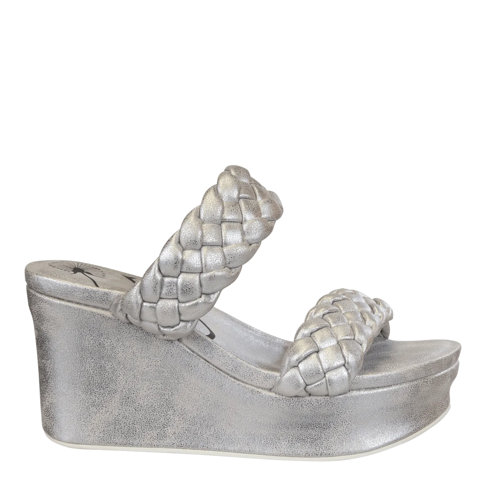 FLUENT in SILVER Wedge Sandals