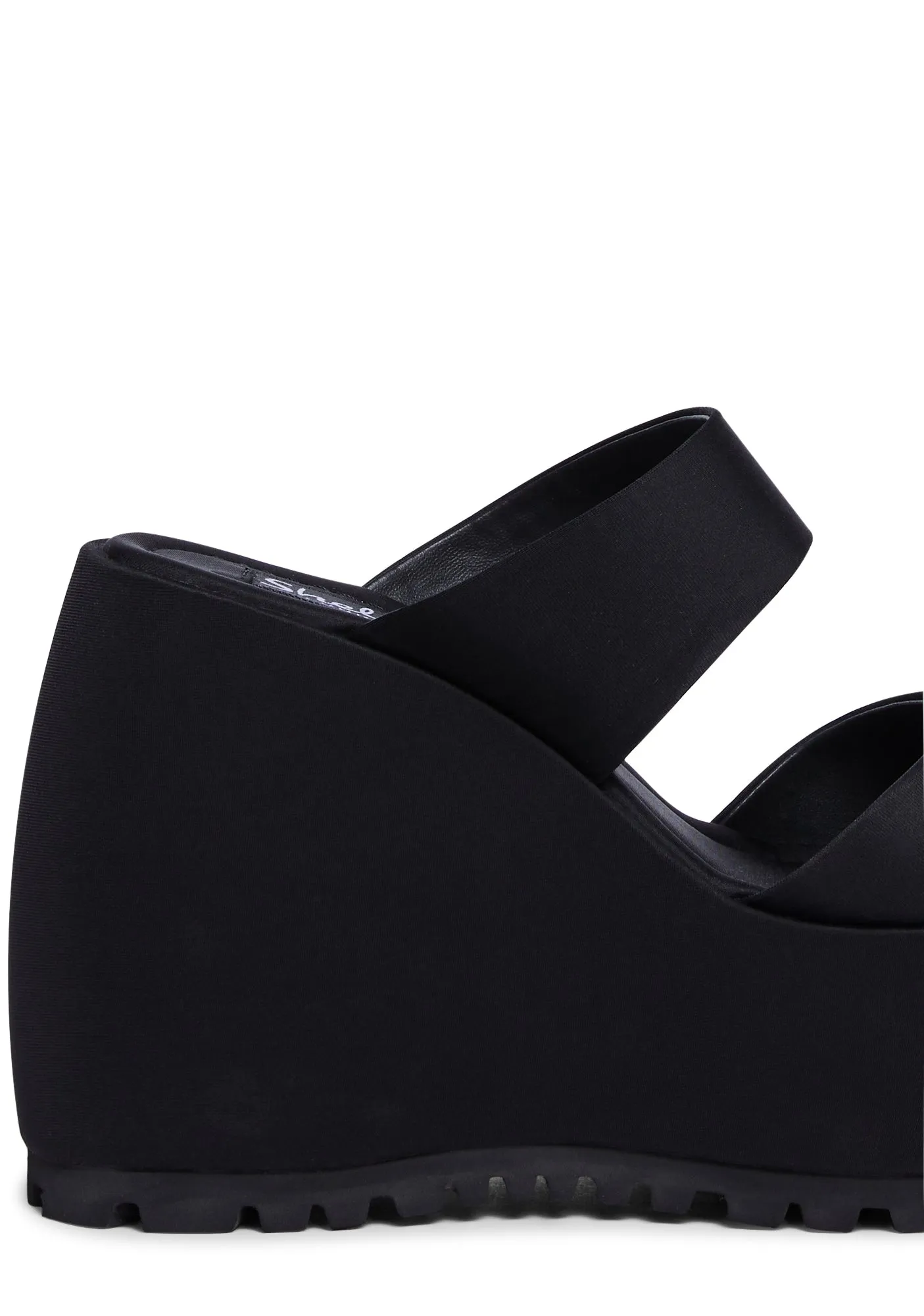 Gabriella Platform Wedge Mules