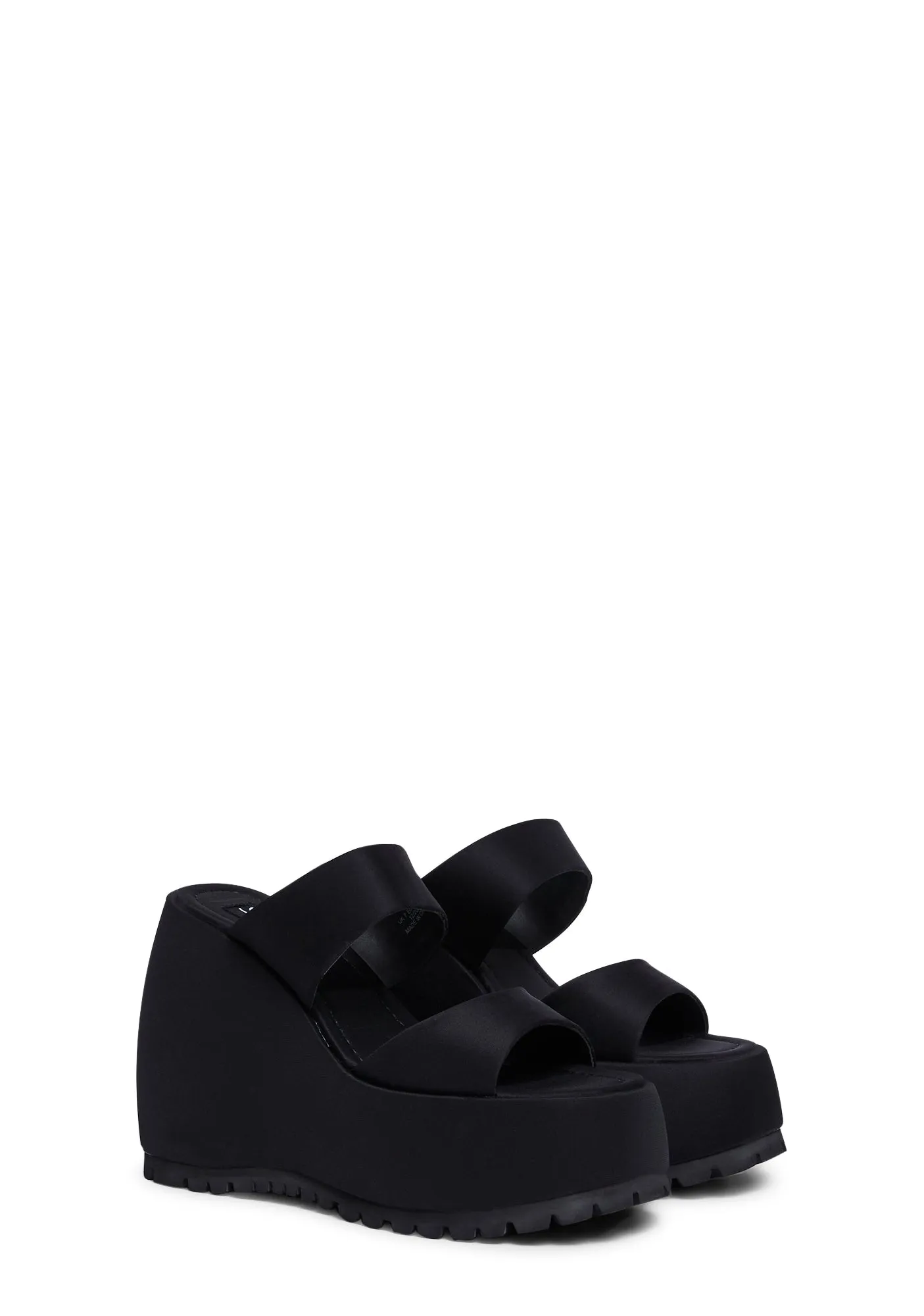 Gabriella Platform Wedge Mules