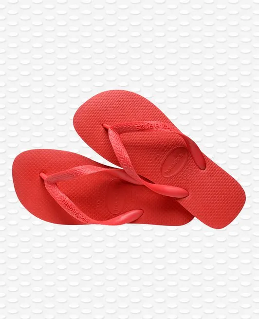 Havaianas Top Red Unisex Flip Flops