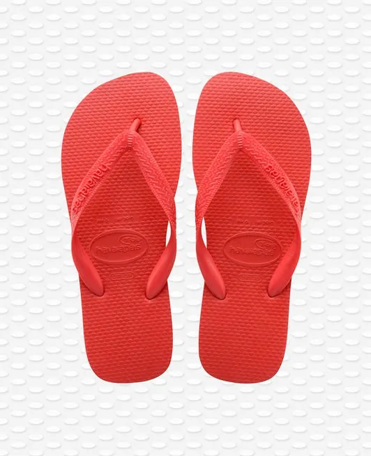 Havaianas Top Red Unisex Flip Flops