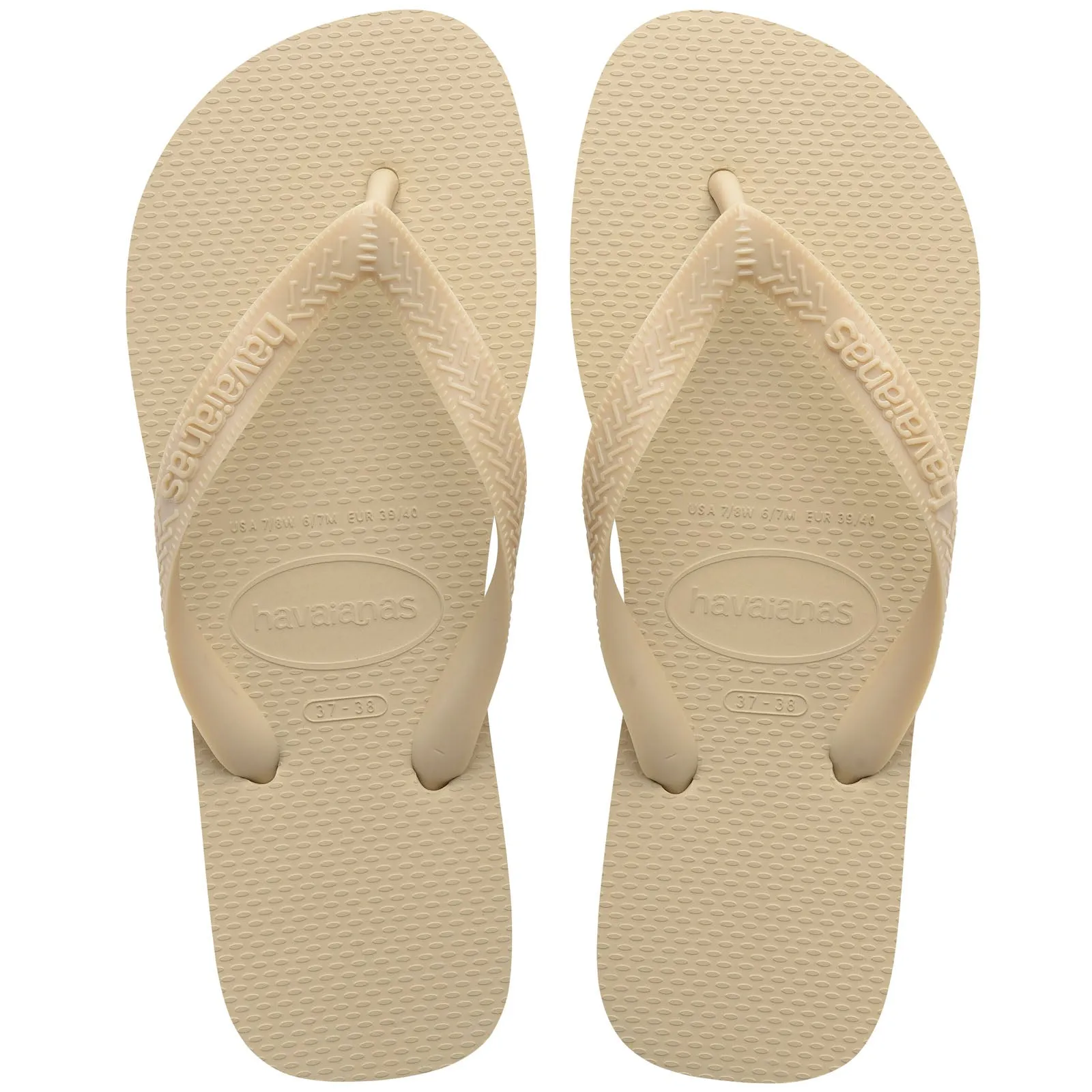 Havaianas Womens Top Senses Flip Flops - Sand Grey