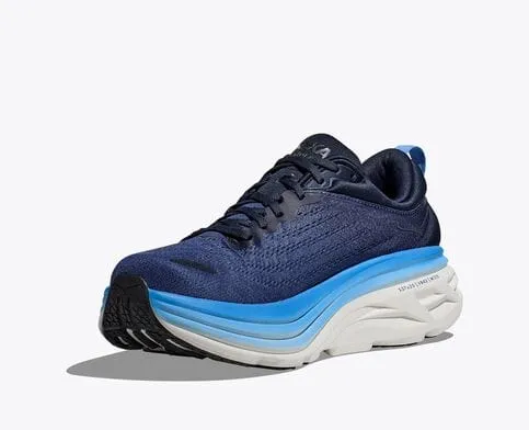 Hoka Men's Bondi 8 Running Shoes- Outer Space/All Aboard