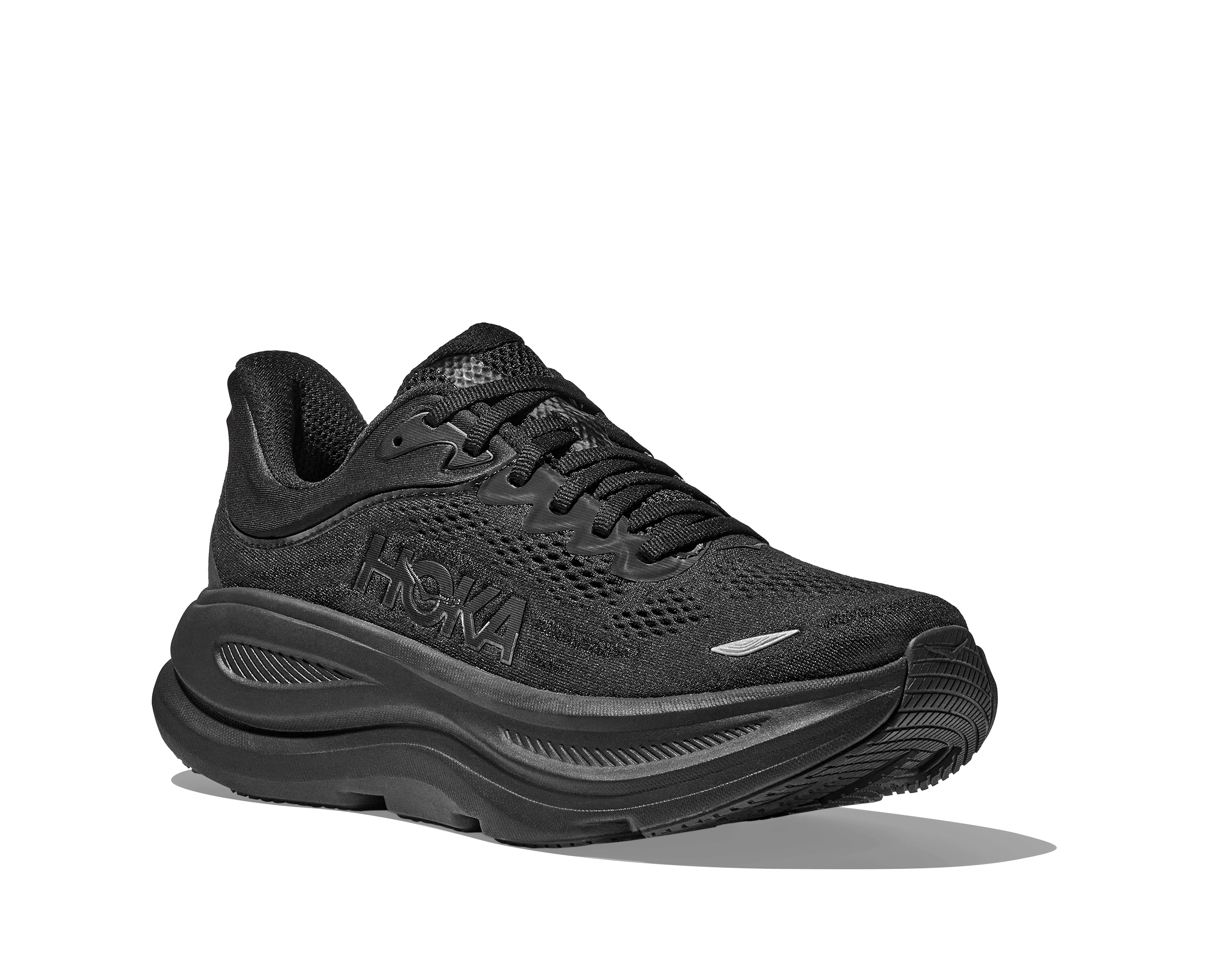 Hoka Women's Bondi 9 Running Shoes- Black