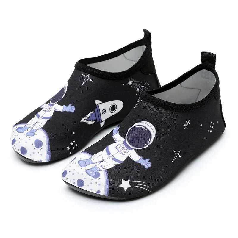 Kids Quick Dry Printed Aquatic Shoes