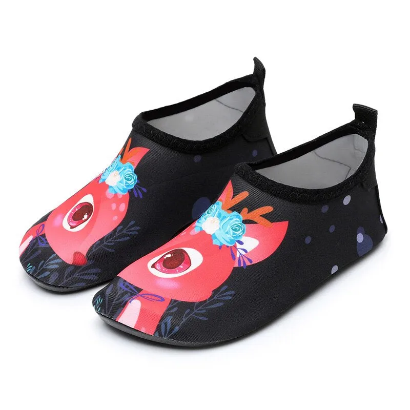 Kids Quick Dry Printed Aquatic Shoes