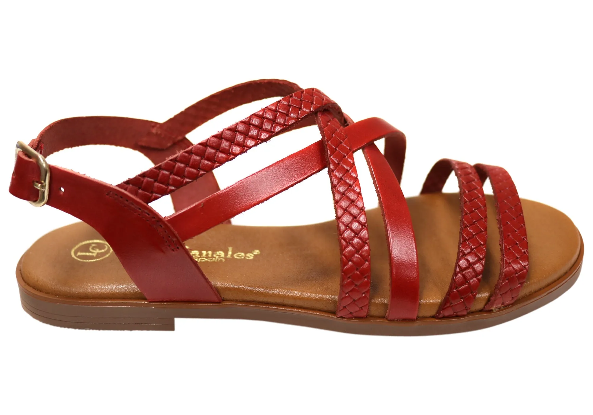 Lola Canales Amaze Womens Comfortable Leather Sandals Made In Spain