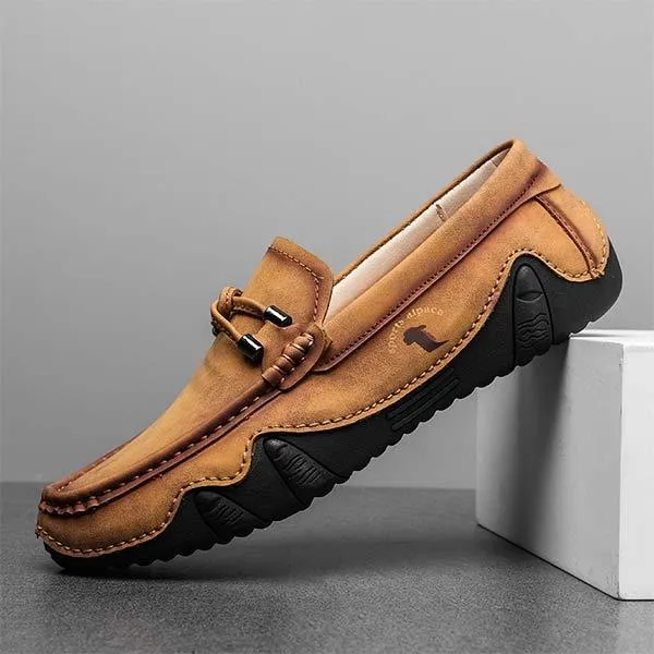 MEN'S CASUAL HAND SEWN LEATHER SHOES 11426926