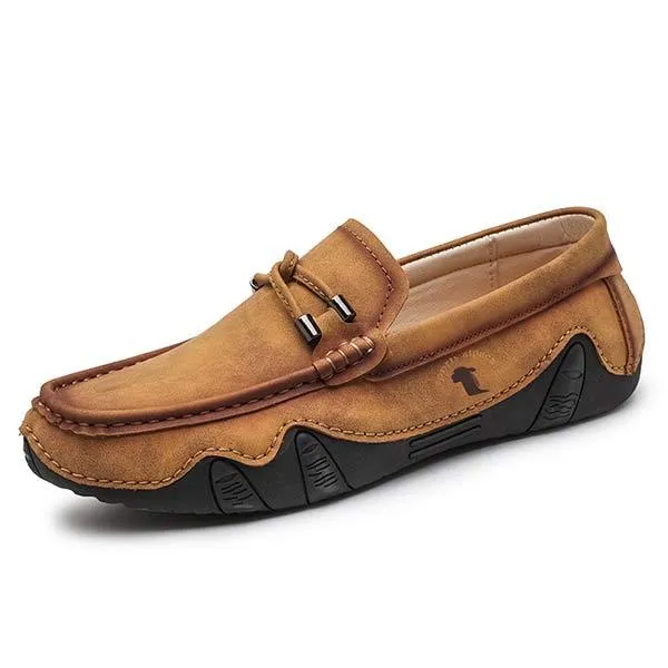 MEN'S CASUAL HAND SEWN LEATHER SHOES 11426926