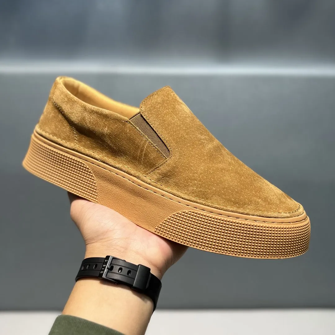 Men's Suede Slip On Casual Shoes