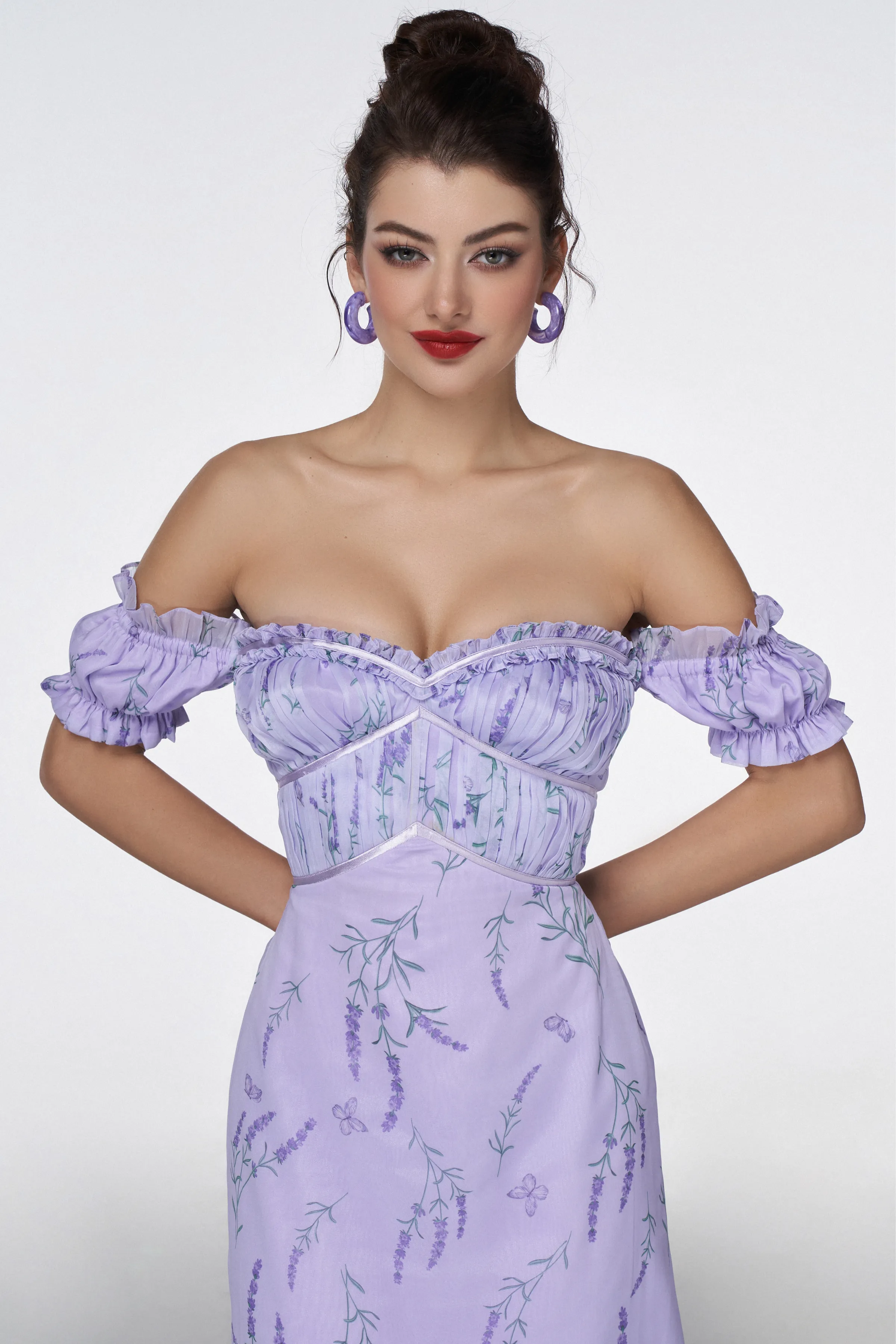 Miss. Wisteria Midi Dress