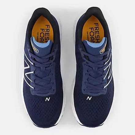 New Balance Men's 880v13 Running Shoes- Navy/White