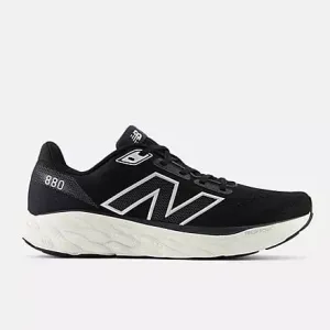 New Balance Men's 880v14 Running Shoes- Black/White