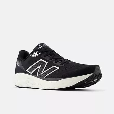 New Balance Men's 880v14 Running Shoes- Black/White