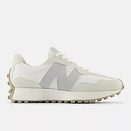 New Balance Women's 327 Sneakers- White/Grey