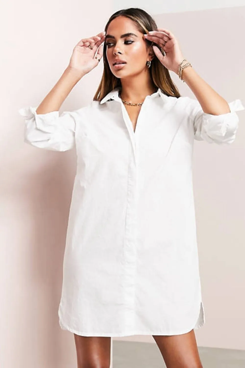 Nice White Shirt Dress