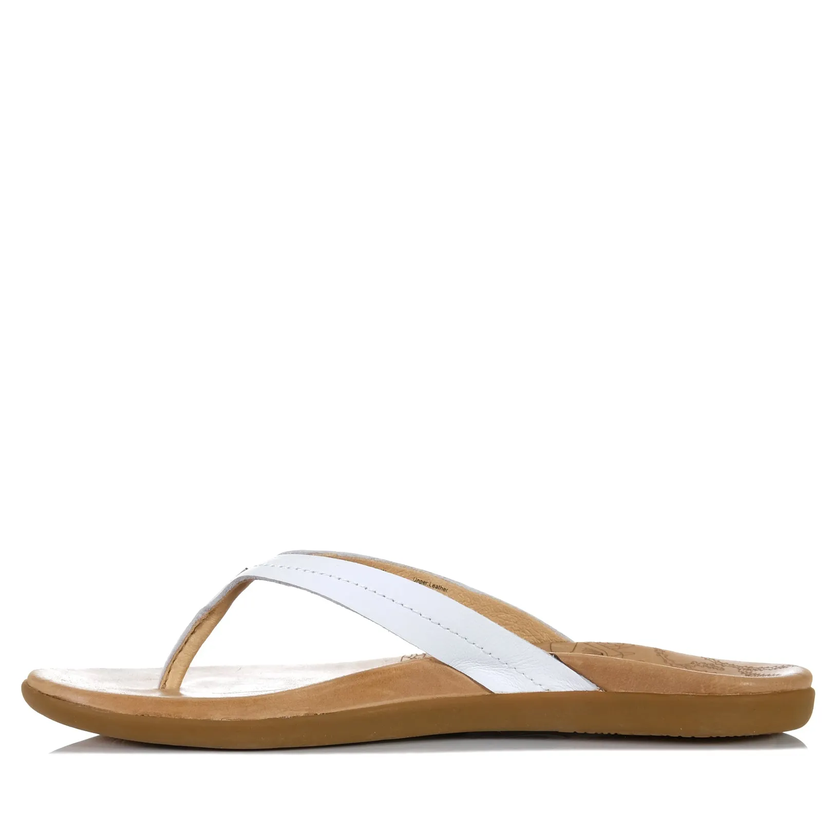 OluKai Honu Bright White/Golden Sand