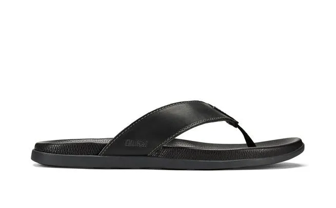 OluKai Mens Nalukai Leather Beach Sandal