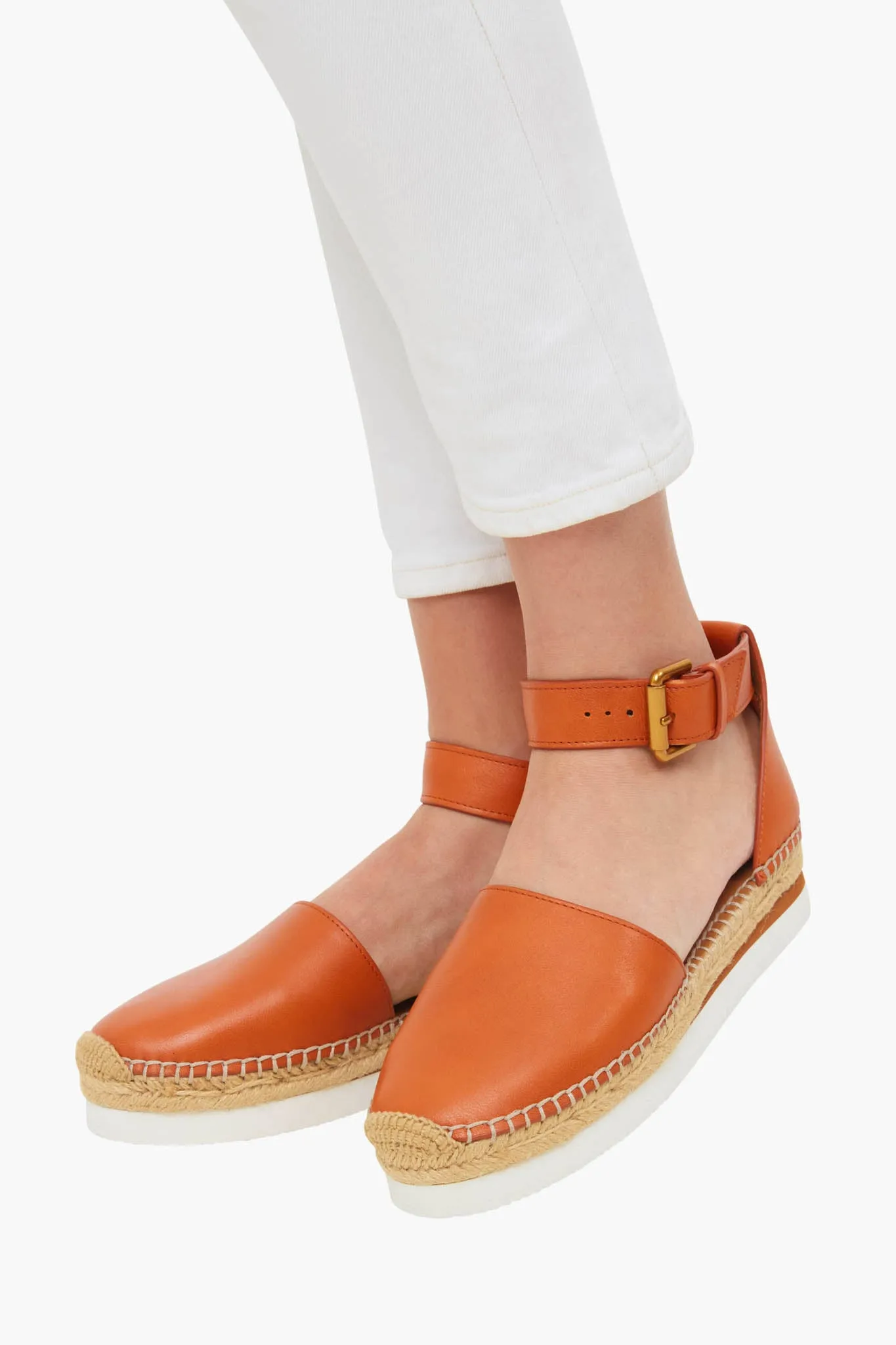 Orange Glyn Espadrille Sandals