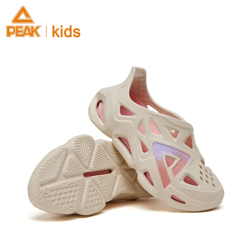 Peak Taichi Sandals Fashion Breathable Hole Shoes Unisex Casual Outdoor Beach Shoes Lightweight Sport Sandals EKT2297L