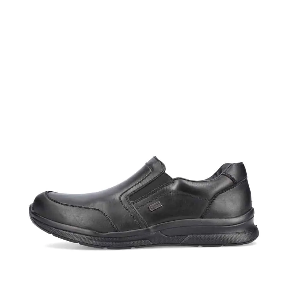 Rieker Men's Slip Ons- Black