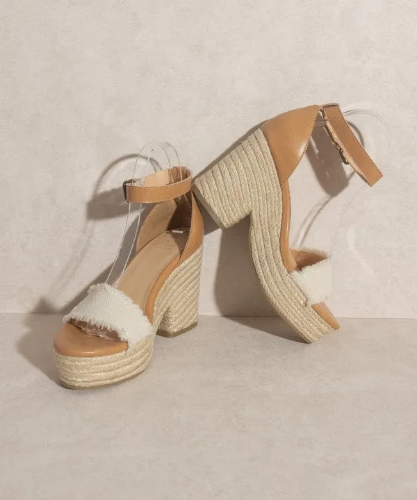 Riley - Espadrille Platform Sandals For women