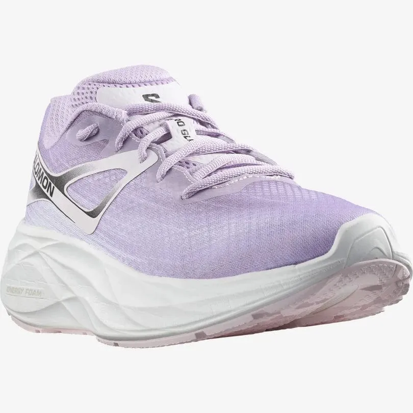 Salomon Women's Aero Glide Running Shoes- Orchid Bloom/ White