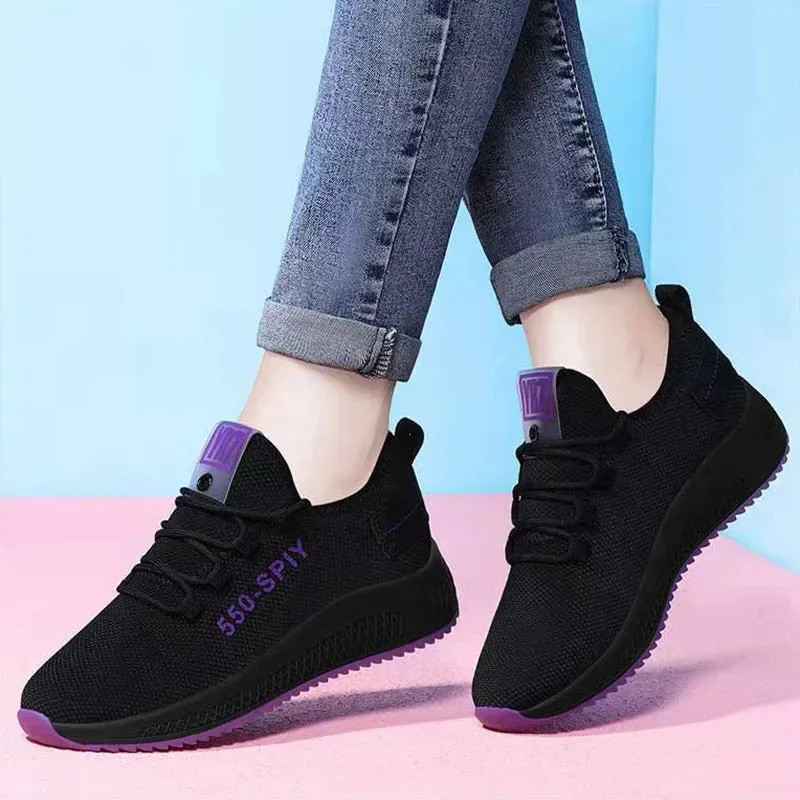 Shoes for Women Casual Slip on Sneakers Lady Summer Sport Walking Tennis Shoes Comfortable Running Flats