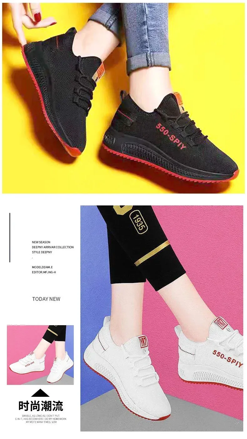 Shoes for Women Casual Slip on Sneakers Lady Summer Sport Walking Tennis Shoes Comfortable Running Flats