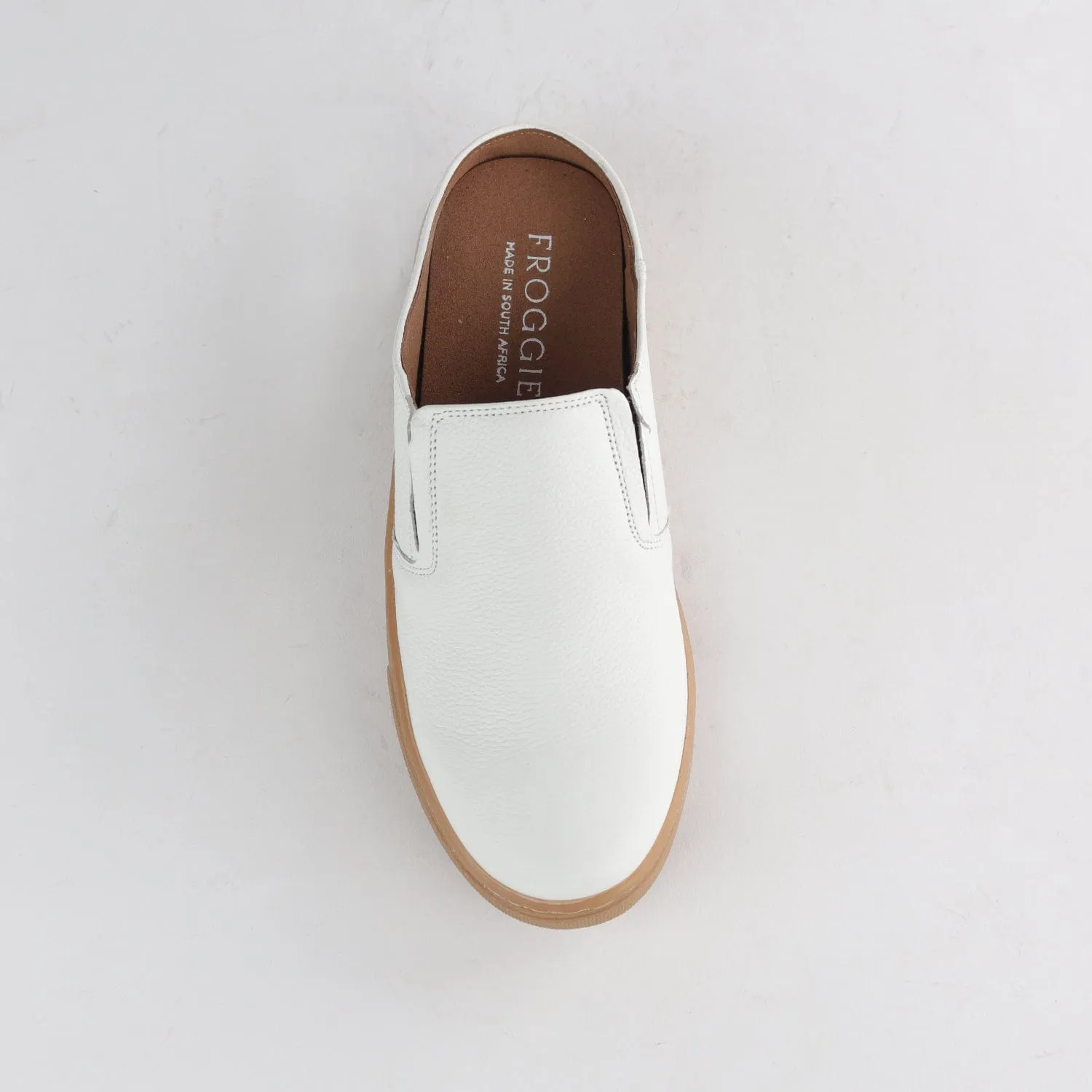 Slip-on sneakers with Removable Footbed in White - 12797