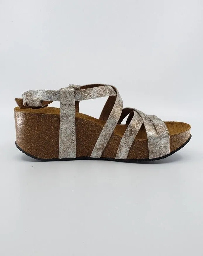 Strappy Wedge - Twingo Leo Cre