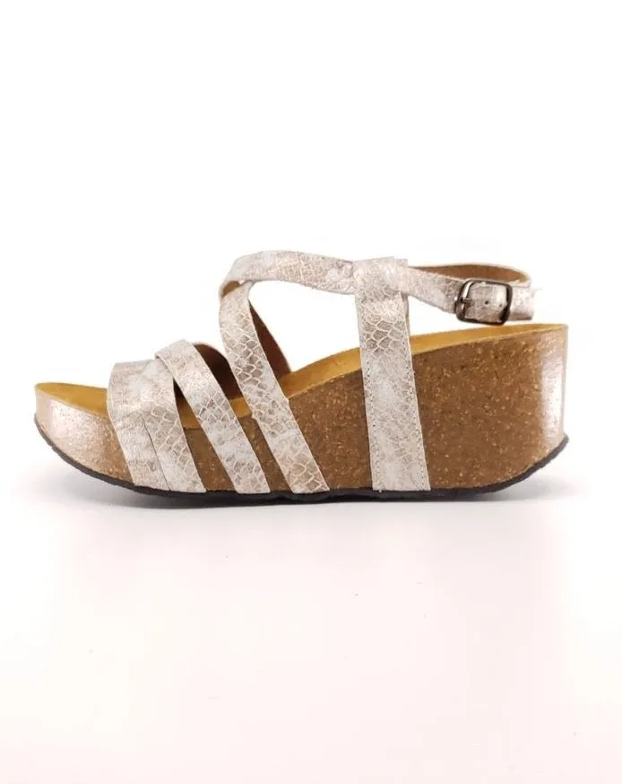 Strappy Wedge - Twingo Leo Cre