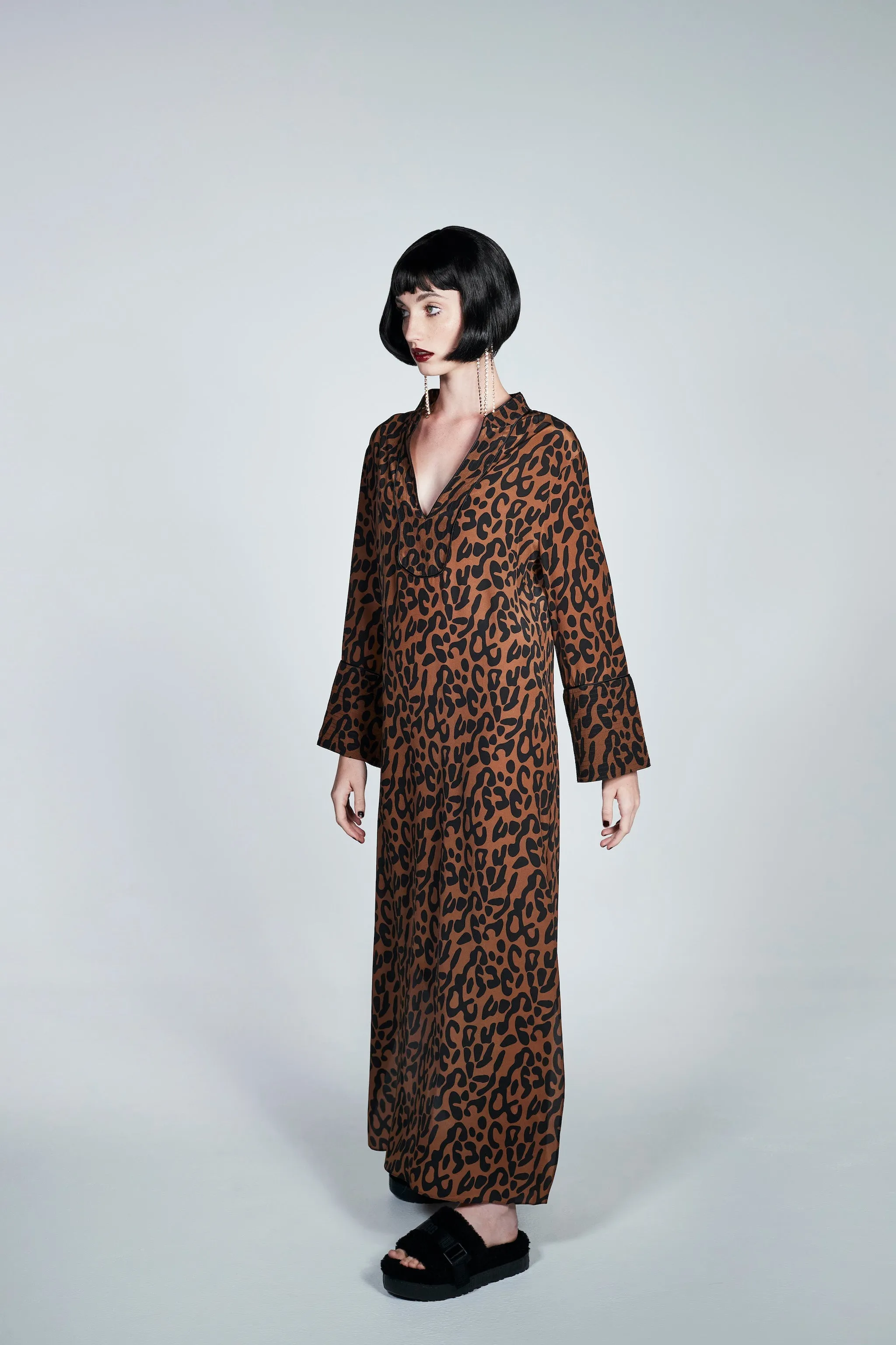 Talitha Silk Tunic Leopard