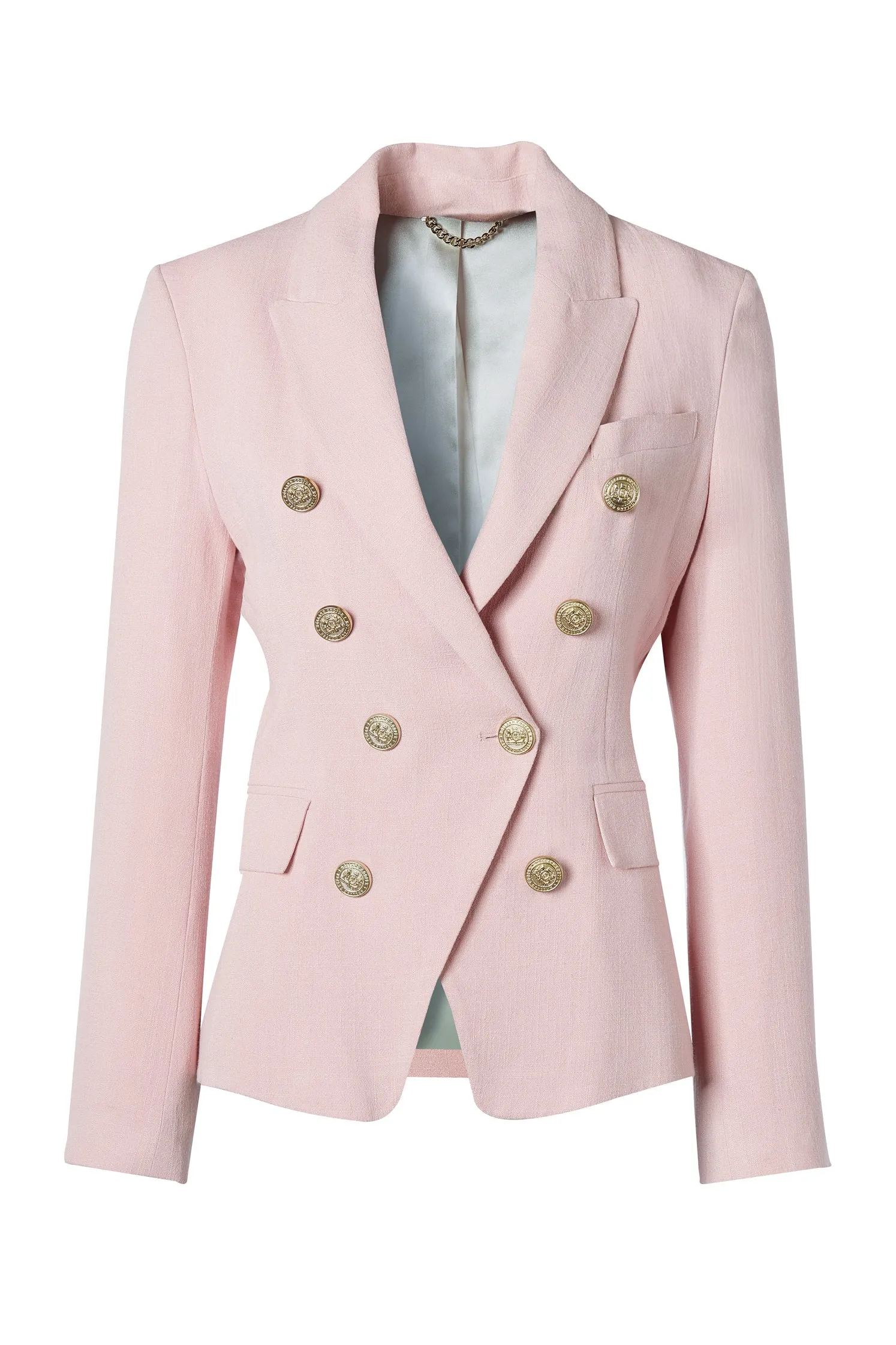 The Pink Linen Suit