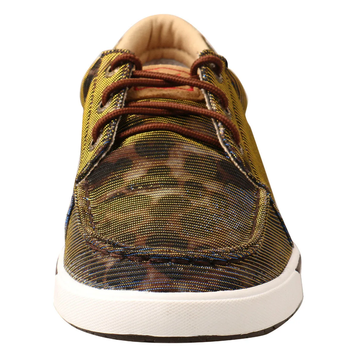 Twisted X Women's Shiny Leopard Brown "Casual Kicks"